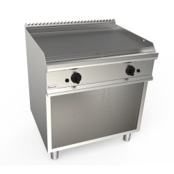 Gāzes rievota grilvirsma ar neitrālo skapi LADY 700 L7/KTG2BARC