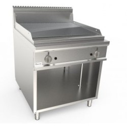 Gāzes rievota grilvirsma ar neitrālo skapi LADYQ 900 LQ/FTG4BARC