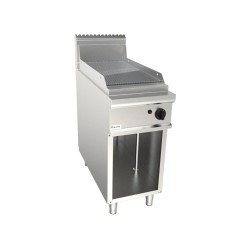 Gāzes rievota grilvirsma ar neitrālo skapi LADYQ 900 LQ/FTG2BARC