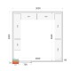 Aukstumkameras paneļi 3000 / 3000 / 2200 mm, 80mm (44097)