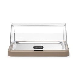 Aukstais displejs marmīts ar roll-top vāku 460x355x(H)220mm, bēšs