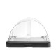 Aukstais displejs marmīts ar roll-top vāku 460x355x(H)220mm, melns (871805)