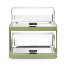 Dubultais aukstais displeja marmīts ar roll-top vāku 480×355×(H)480 mm, zaļš