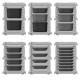 GN Pārtikas transportēšanas termokonteiners 100L, 635x465x(H)660mm (707999)