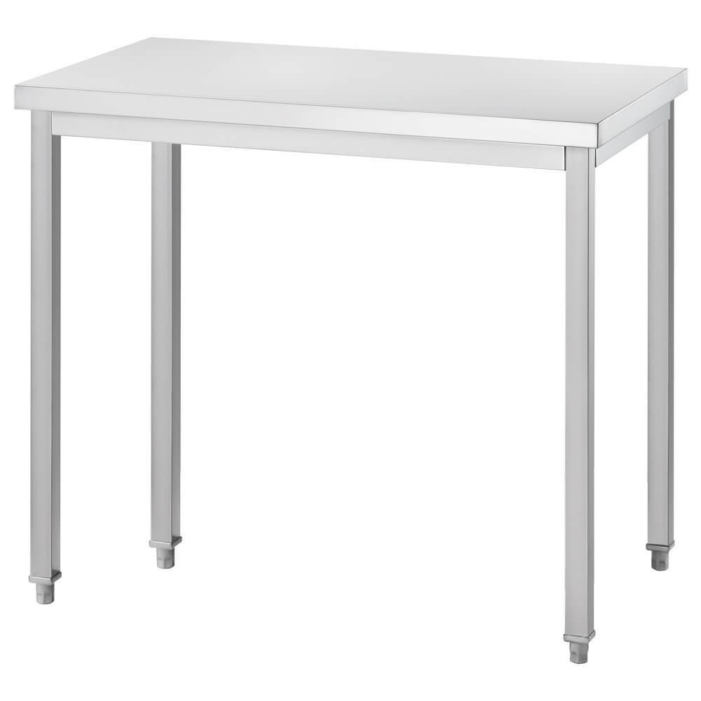 Centrālais nerūsējošā tērauda galds bez plaukta 1000x700x850 mm (676107)