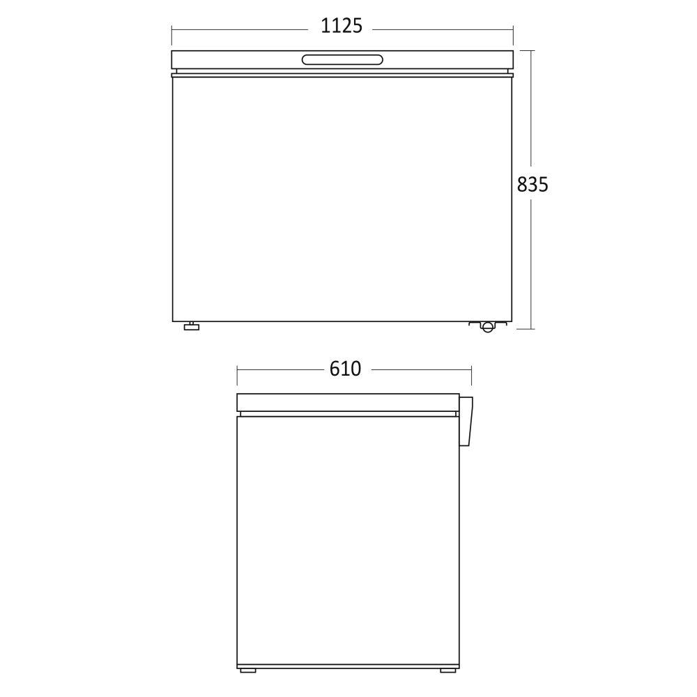 Saldētava lāde 299L CF300WD (01124210000CF300WD)
