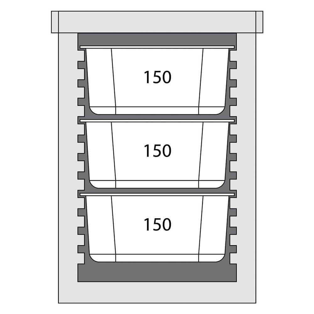 Termokonteiners ēdienu pārvadāšanai 12 x GN 1/1 20 mm (055106)