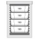 Termokonteiners ēdienu pārvadāšanai 12 x GN 1/1 20 mm (055106)