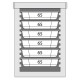 Termokonteiners ēdienu pārvadāšanai 12 x GN 1/1 20 mm (055106)