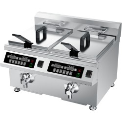 Indukcijas friteris 2 x 8L