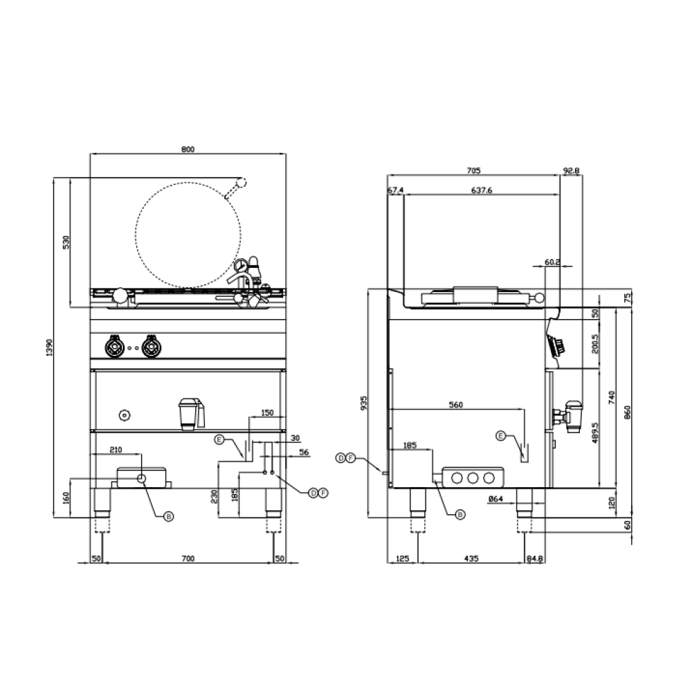 Elektriskais katls 50L PI50-78ET (08160831)