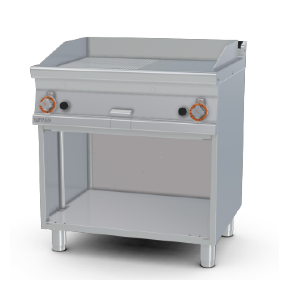 Gāzes grilvirsma 1/2 rievota, ar neitrālo skapi 70 FTLR-78G (08230852)