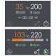 Elektriskā grilvirsma, 1/2 rievota ar plauktu Touch Screen 70 FTLR-78ETTS (0806A835)