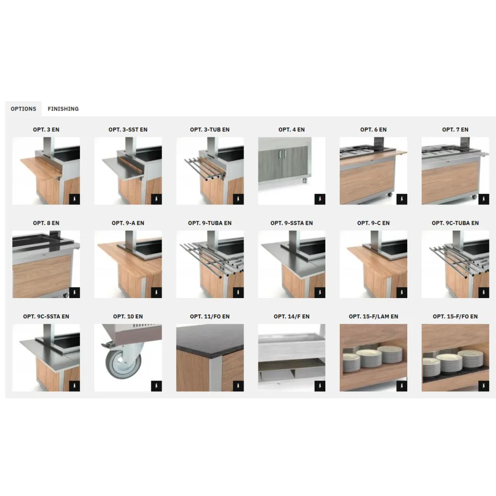 AUKSTĀ BUFETE AR VENTILATORU ATHENA 5 RV/M (01000ATH5MRV)