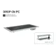 RŪDĪTĀ STIKLA KARSTĀ VIRSMA DROP-IN-3PC (006INDROP3PC)