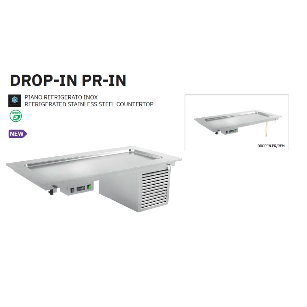 AUKSTĀ VIRSMA NO NERŪSĒJOŠĀ TĒRAUDA DROP-IN-2PR-IN (006INDROP2PR/IN)