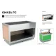 BUFETE AR RŪDĪTA STIKLA APSILDĀMO VIRSMU OMNIA 2PC (01900OM2PC)