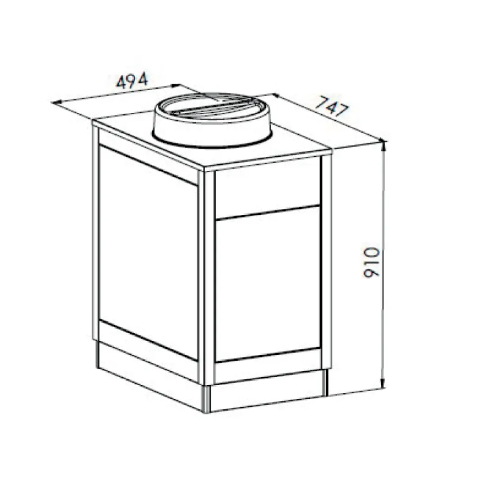 APSILDĀMS ŠĶĪVJU DISPENSERS OMNIA PLC 28 (01900OMPLC28)