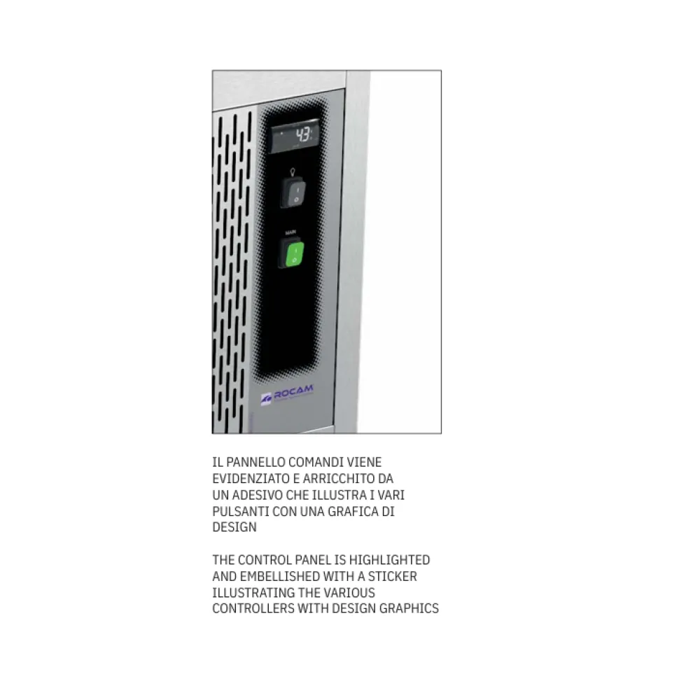 AUKSTĀ BUFETE AR N/TĒRAUDA DARBA VIRSMU OMNIA 2PR-IN (01900OM2PR/IN)