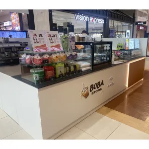 Projekts veikals-kafejnīca Bubble Tea