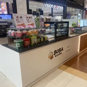 Projekts veikals-kafejnīca Bubble Tea