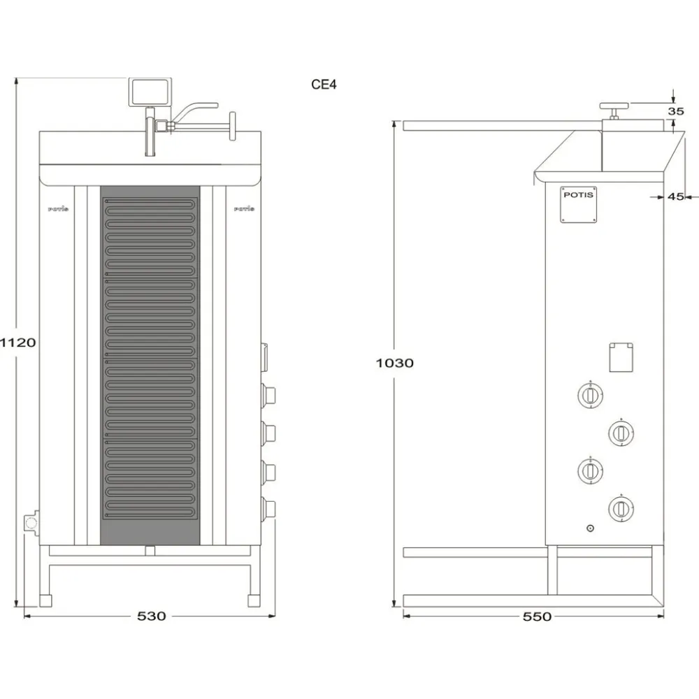 Elektriskais giross CE4 70kg (PG3651)
