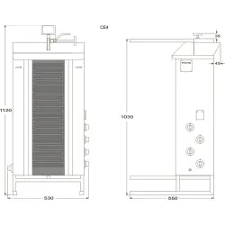 Elektriskais giross CE4 70kg