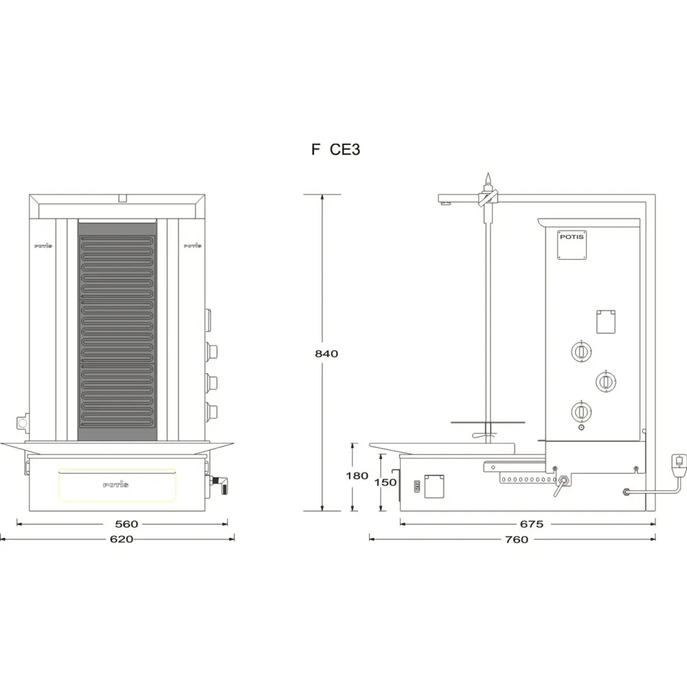 Elektriskais giross F CE3 40kg (PG8551)