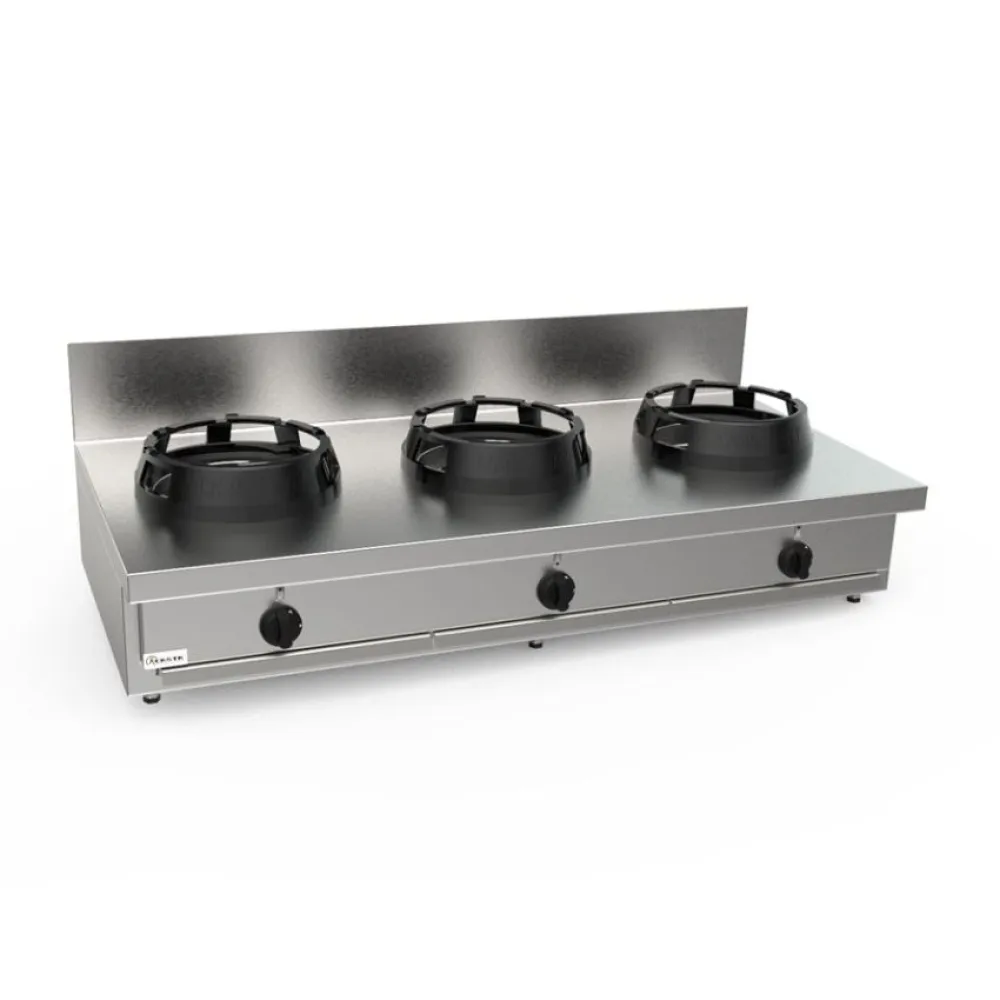 Gāzes WOK plīts 1500x700mm LS03150070BB