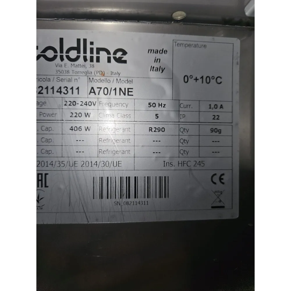 Ledusskapis Coldline mazlietots 700 L