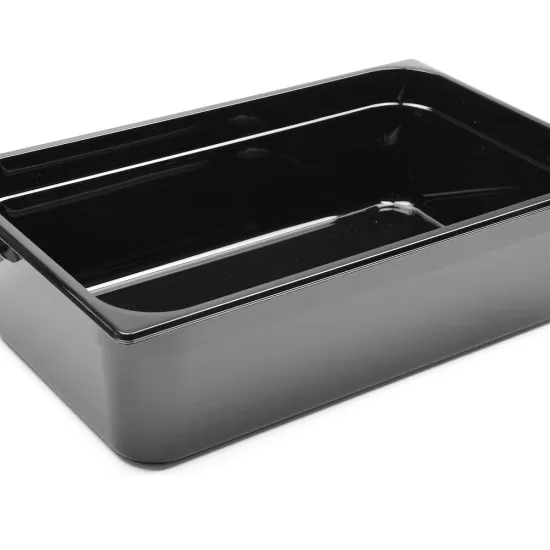 Polycarbonate GN black containers