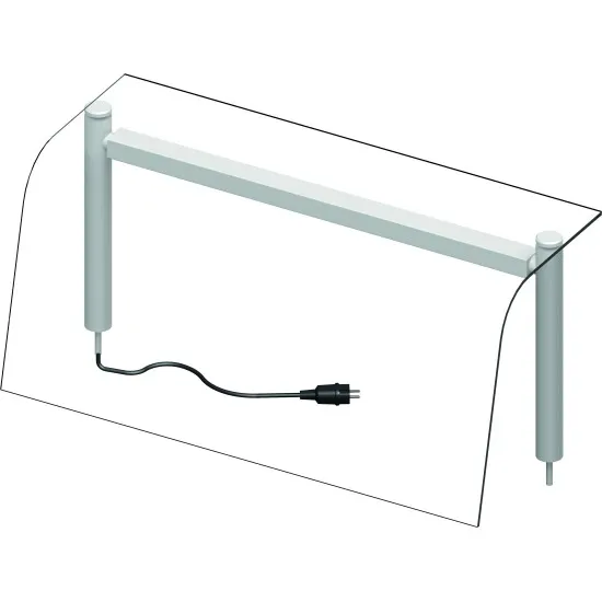 Hot protective glass