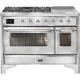 Ilve Majestic M12SDNE3 120cm 6 degļi + 1 paplašināta gatavošanas zona