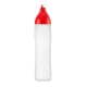 Mērču pudele-dozators sarkans 500 ml (AR02555)