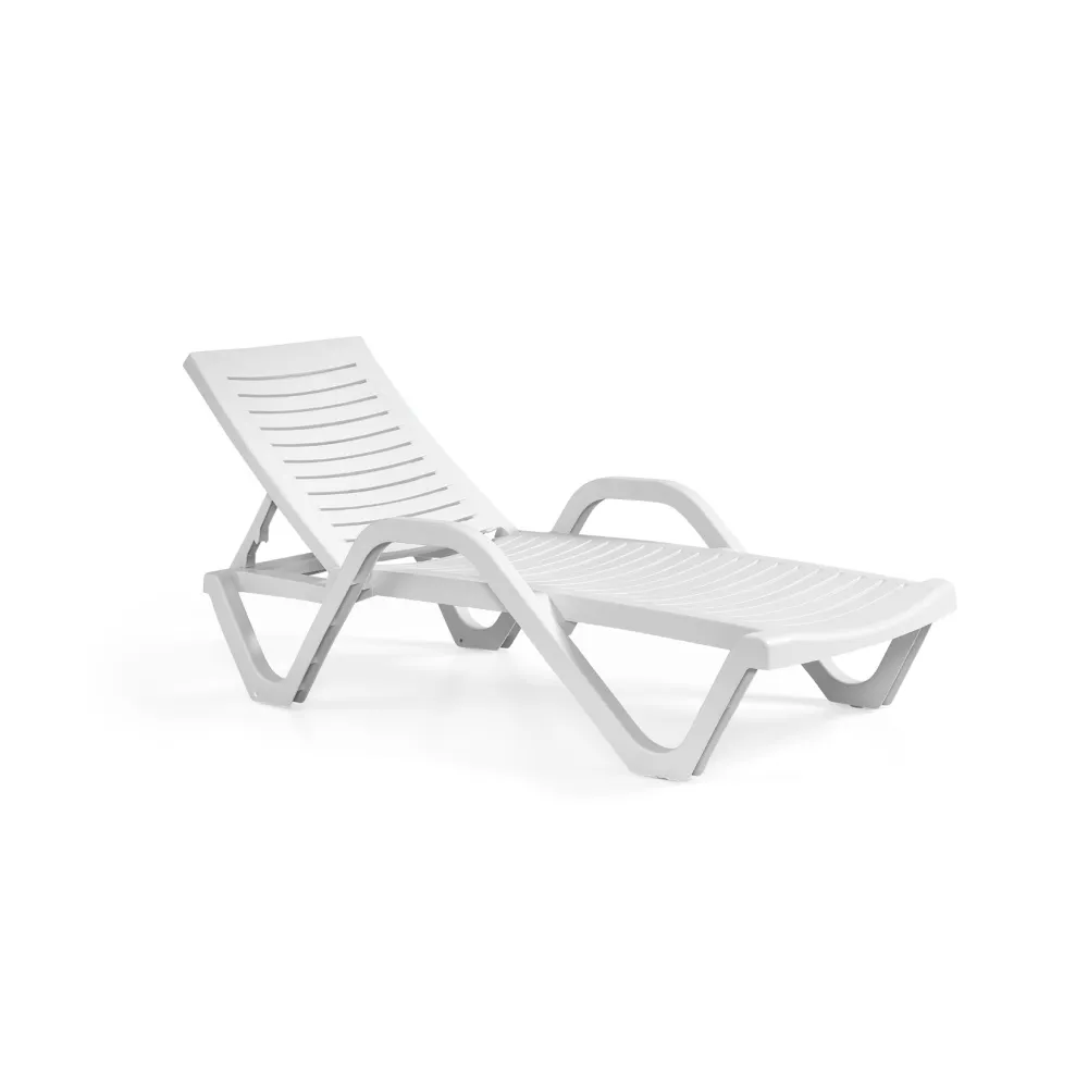 Sauļošanās gulta Woody White (3G-WoodyWhite)