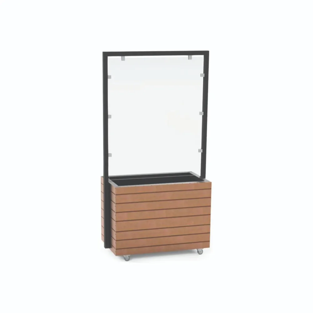 Atdaloša siena ar puķu podu H-700mm (3G-Dscreenpot-700)