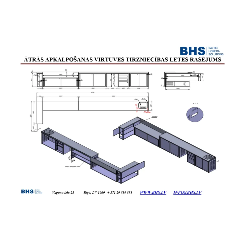 Mobilā tirdzniecības vieta Fast Food Trailer (BHS-XKJ23-0026.000.00 SB)