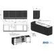 Virtuves iekārta Black (PROJECT-2140-680-860)