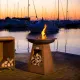 Ogļu grils Charcoal grill BBQ  Corten Version 1000 mm (BHS-VCS)