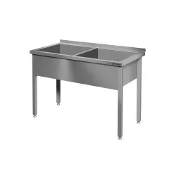 Galds ar diviem  baseiniem 1200/600/850