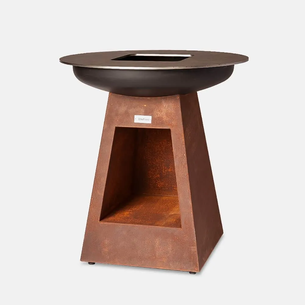 Ogļu grils Charcoal grill BBQ  Corten Version 1000 mm (BHS-VCS)
