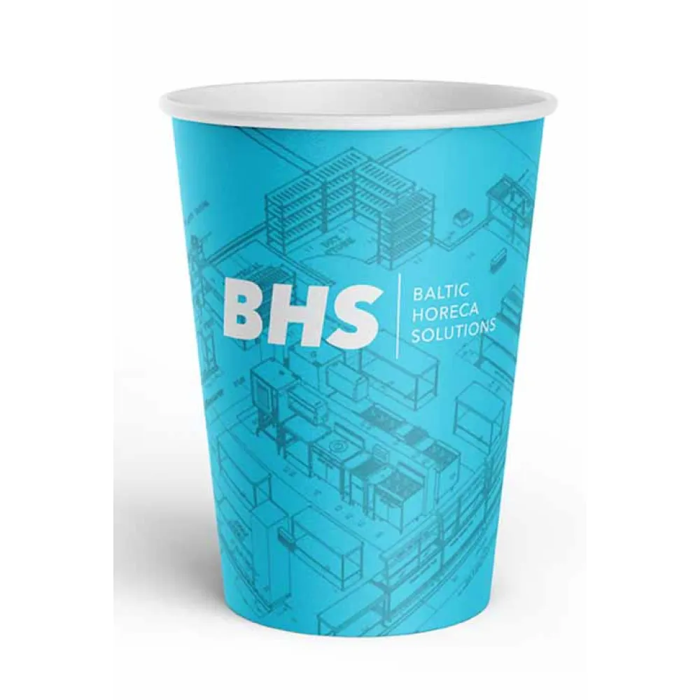 Vienslāņu vienreizējā kafijas krūzīte 220ml BHS (BHS-8oz-VK1)