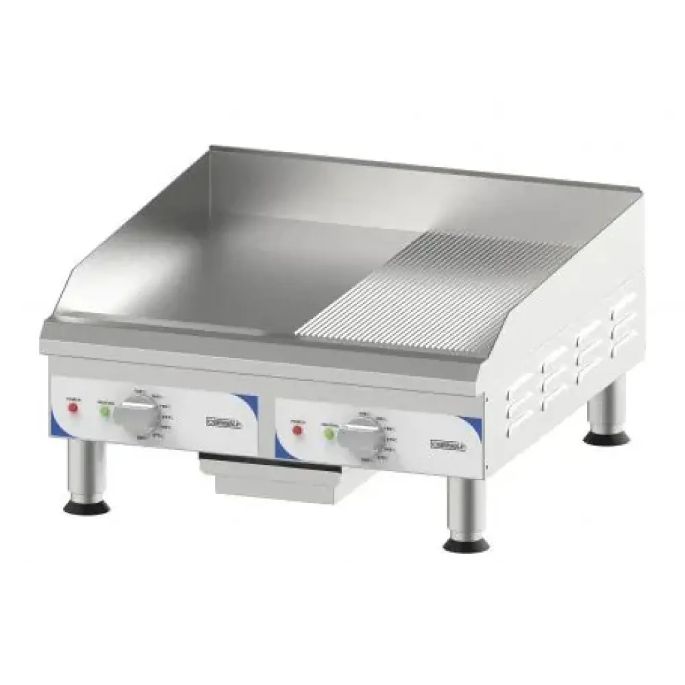 Elektriskā gluda + rievota grilvirsma PREMIUM - L (CPASLRL)