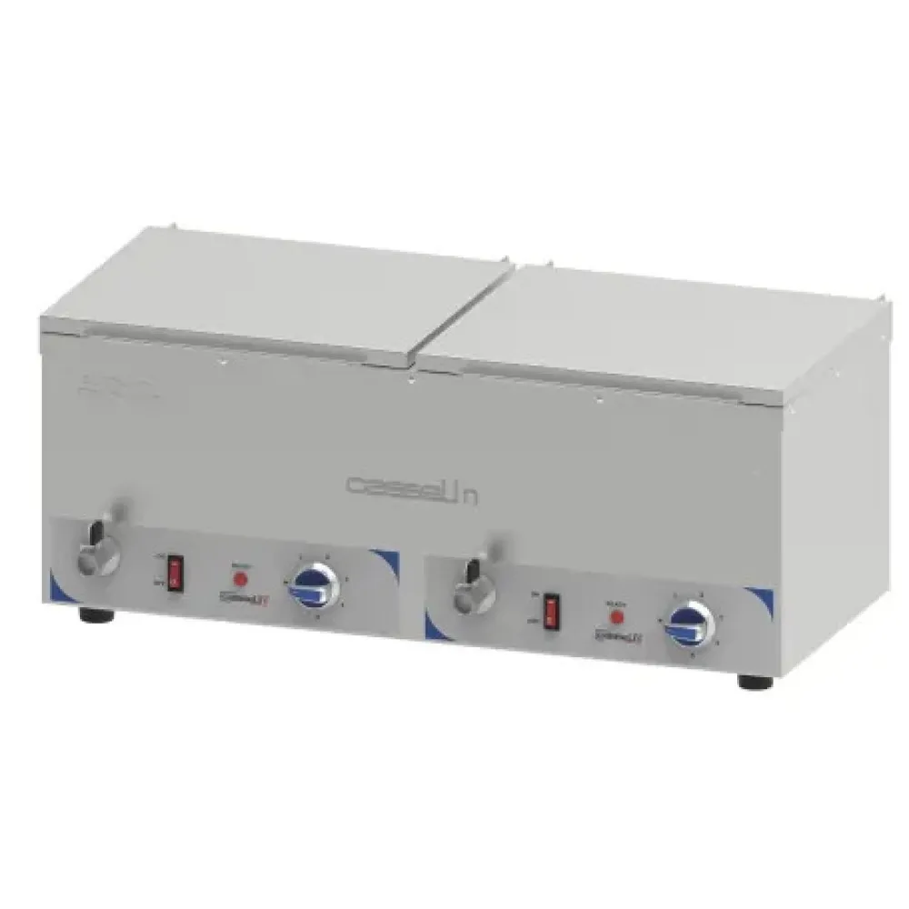 Elektriskais mērces sidītājs bain-marie 2 x GN1/2 (CBMECS2)