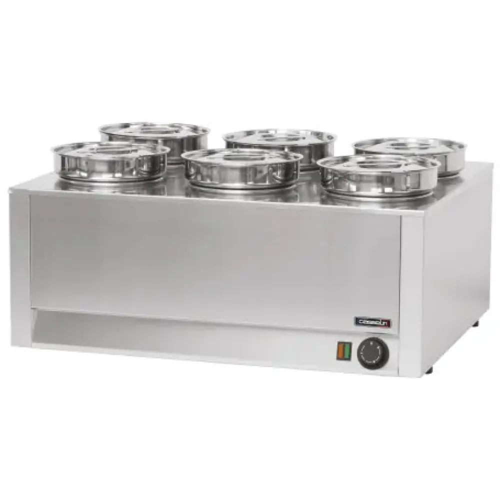 Mērču sildītājs bain-marie 6 x 4,5L (CBMS6)
