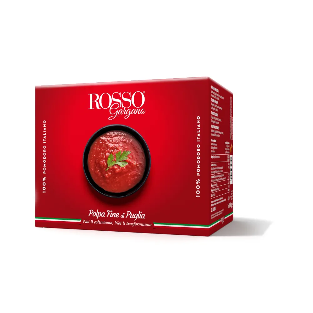 Rosso Gargano tomātu mīkstums POLPA DI POMODORO – 10 kg kaste (EDR357)
