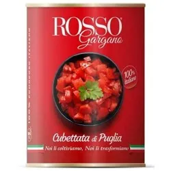 Rosso Gargano tomātu gabaliņi "Cubettata di Puglia" 2500g