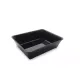 Polimetilmetakrilāta GN 1/2 80 Plexi trauks Melns (A00003414)