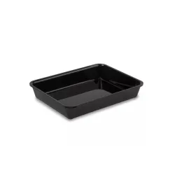Polimetilmetakrilāta GN 1/5 40 Plexi trauks Melns