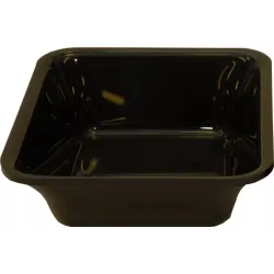 Polimetilmetakrilāta GN 1/6 50 Plexi trauks Melns